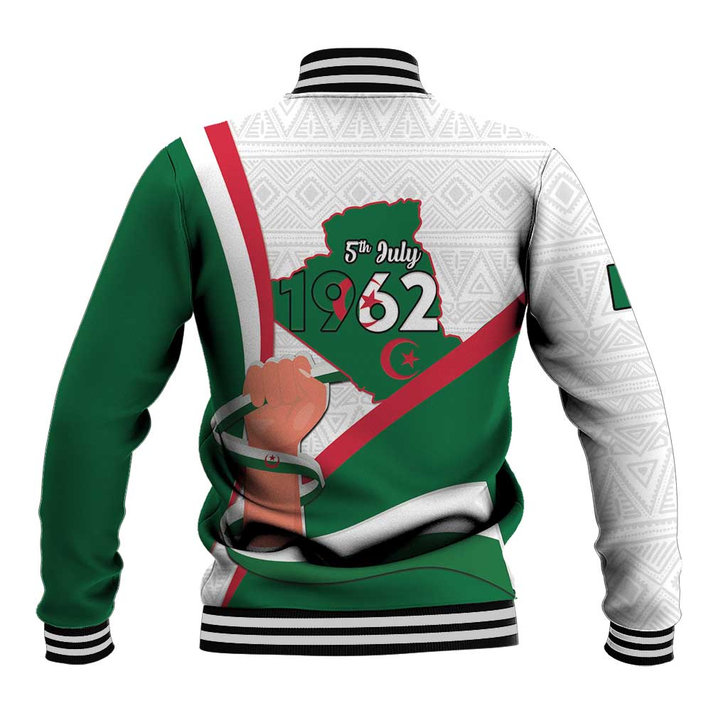 Happy Algeria Independence Day Baseball Jacket Maqam Echahid Coat Of Arms