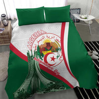 Happy Algeria Independence Day Bedding Set Maqam Echahid Coat Of Arms
