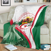 Happy Algeria Independence Day Blanket Maqam Echahid Coat Of Arms