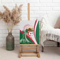 Happy Algeria Independence Day Canvas Wall Art Maqam Echahid Coat Of Arms