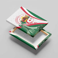 Happy Algeria Independence Day Canvas Wall Art Maqam Echahid Coat Of Arms