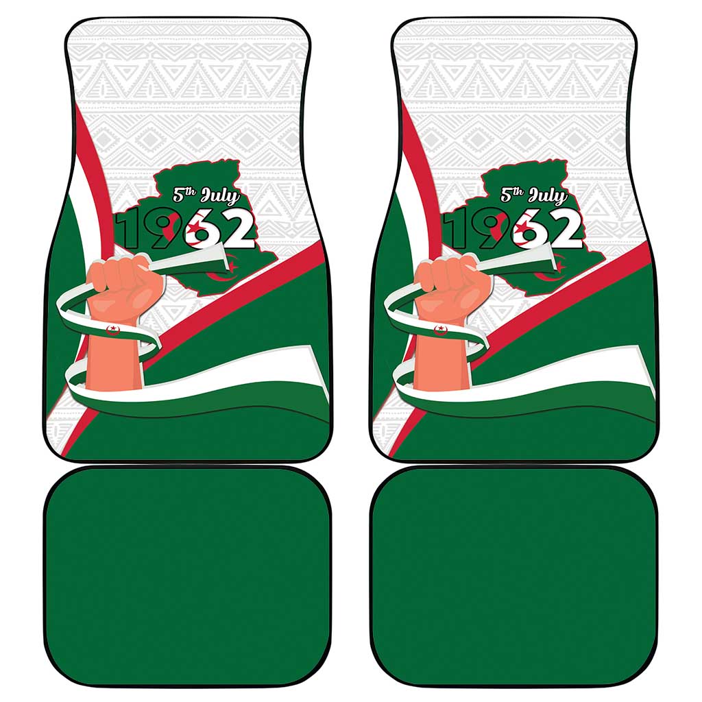 Happy Algeria Independence Day Car Mats Maqam Echahid Coat Of Arms
