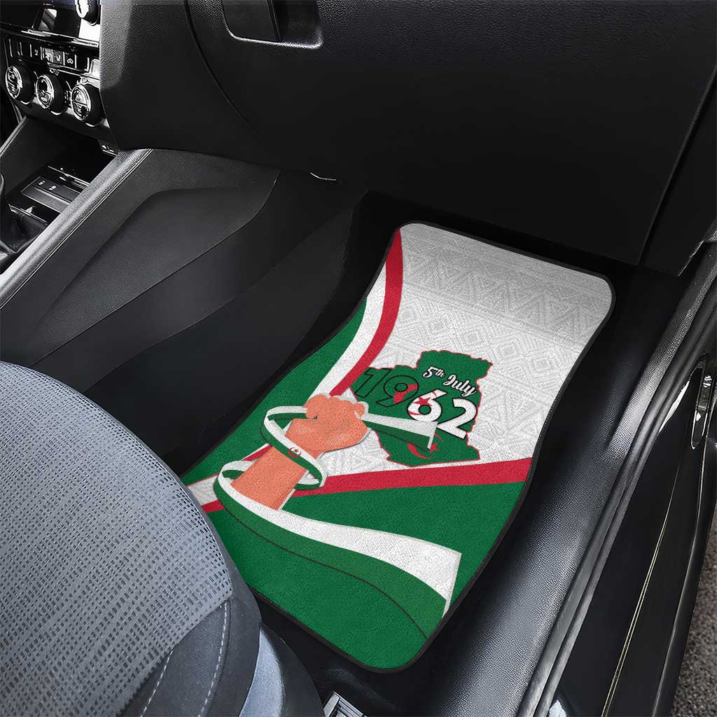 Happy Algeria Independence Day Car Mats Maqam Echahid Coat Of Arms