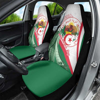 Happy Algeria Independence Day Car Seat Cover Maqam Echahid Coat Of Arms