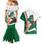 Happy Algeria Independence Day Couples Matching Mermaid Dress and Hawaiian Shirt Maqam Echahid Coat Of Arms