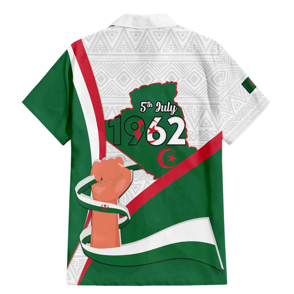 Happy Algeria Independence Day Family Matching Mermaid Dress and Hawaiian Shirt Maqam Echahid Coat Of Arms