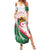 Happy Algeria Independence Day Family Matching Summer Maxi Dress and Hawaiian Shirt Maqam Echahid Coat Of Arms