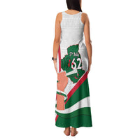 Happy Algeria Independence Day Family Matching Tank Maxi Dress and Hawaiian Shirt Maqam Echahid Coat Of Arms