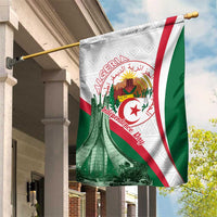Happy Algeria Independence Day Garden Flag Maqam Echahid Coat Of Arms