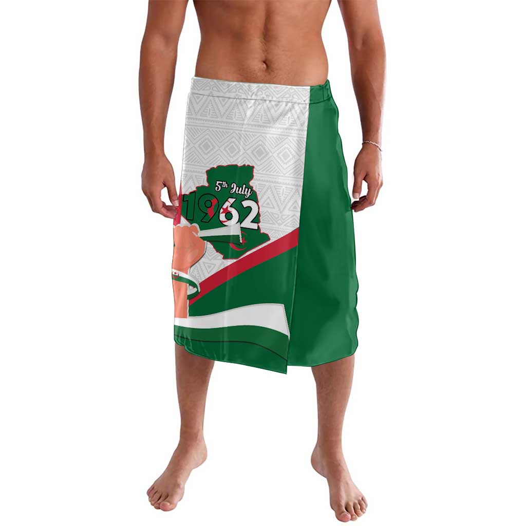 Happy Algeria Independence Day Lavalava Maqam Echahid Coat Of Arms