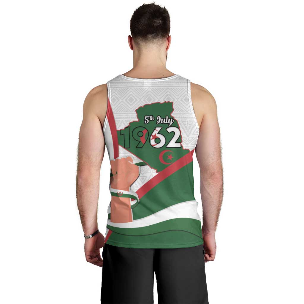 Happy Algeria Independence Day Men Tank Top Maqam Echahid Coat Of Arms