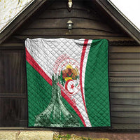 Happy Algeria Independence Day Quilt Maqam Echahid Coat Of Arms