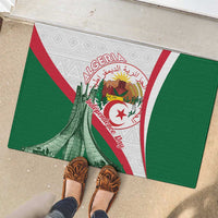 Happy Algeria Independence Day Rubber Doormat Maqam Echahid Coat Of Arms