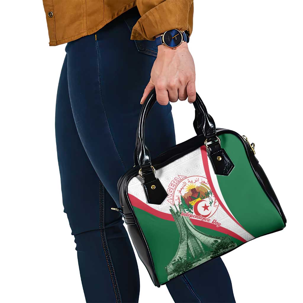 Happy Algeria Independence Day Shoulder Handbag Maqam Echahid Coat Of Arms