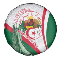 Happy Algeria Independence Day Spare Tire Cover Maqam Echahid Coat Of Arms