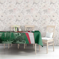 Happy Algeria Independence Day Tablecloth Maqam Echahid Coat Of Arms