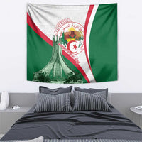 Happy Algeria Independence Day Tapestry Maqam Echahid Coat Of Arms