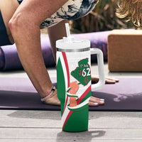 Happy Algeria Independence Day Tumbler With Handle Maqam Echahid Coat Of Arms