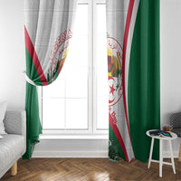 Happy Algeria Independence Day Window Curtain Maqam Echahid Coat Of Arms