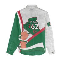 Happy Algeria Independence Day Women Casual Shirt Maqam Echahid Coat Of Arms