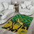 South Africa Rugby Custom Area Rug Forever Green Forever Gold