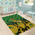 South Africa Rugby Custom Area Rug Forever Green Forever Gold