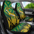 South Africa Rugby Custom Car Seat Cover Forever Green Forever Gold