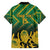South Africa Rugby Custom Family Matching Tank Maxi Dress and Hawaiian Shirt Forever Green Forever Gold