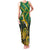 South Africa Rugby Custom Family Matching Tank Maxi Dress and Hawaiian Shirt Forever Green Forever Gold