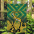 South Africa Rugby Custom Garden Flag Forever Green Forever Gold
