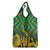South Africa Rugby Custom Grocery Bag Forever Green Forever Gold