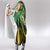 South Africa Rugby Custom Hooded Blanket Forever Green Forever Gold