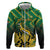 South Africa Rugby Custom Hoodie Forever Green Forever Gold