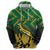 South Africa Rugby Custom Hoodie Forever Green Forever Gold