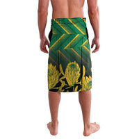 South Africa Rugby Custom Lavalava Forever Green Forever Gold