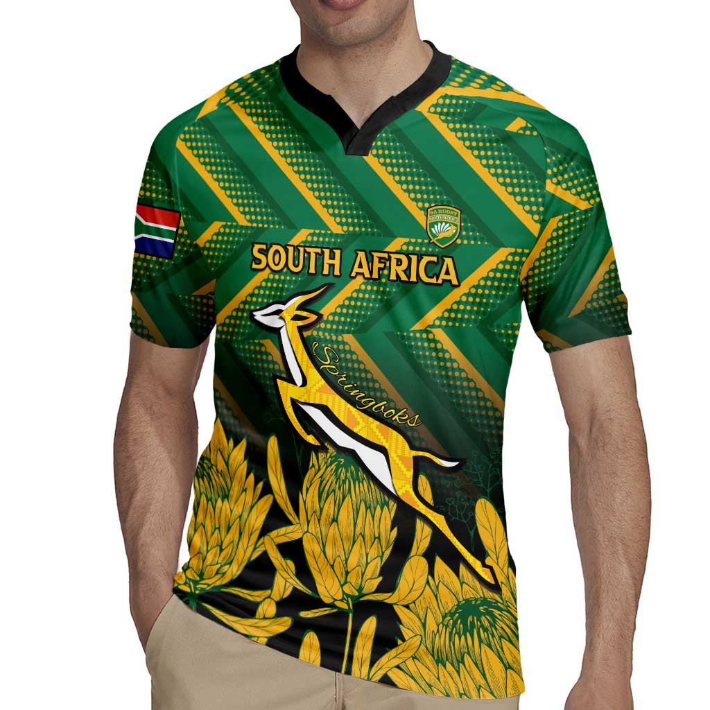 South Africa Rugby Custom Rugby Jersey Forever Green Forever Gold