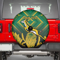 South Africa Rugby Custom Spare Tire Cover Forever Green Forever Gold