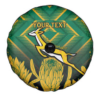South Africa Rugby Custom Spare Tire Cover Forever Green Forever Gold