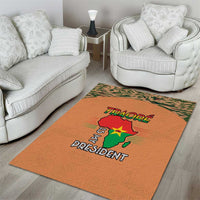 Africa in Solidarity with Traore Area Rug Africa For Africans