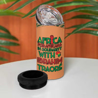 Africa in Solidarity with Traore 4 in 1 Can Cooler Tumbler Africa For Africans