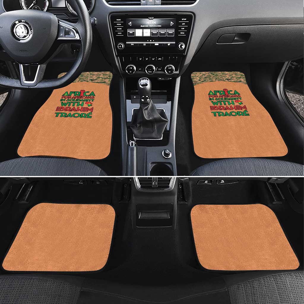 Africa in Solidarity with Traore Car Mats Africa For Africans