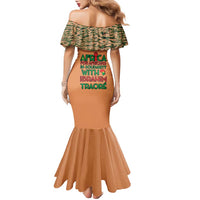 Africa in Solidarity with Traore Family Matching Mermaid Dress and Hawaiian Shirt Africa For Africans