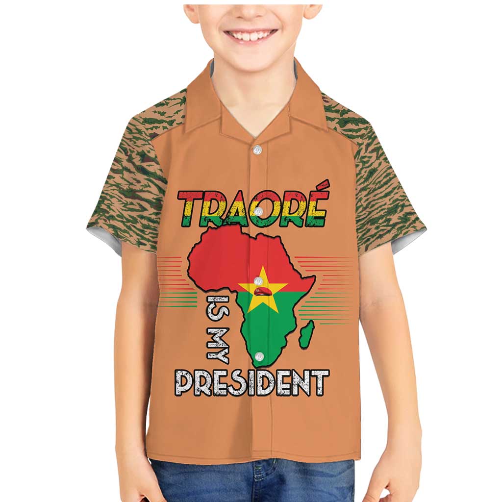 Africa in Solidarity with Traore Family Matching Mermaid Dress and Hawaiian Shirt Africa For Africans