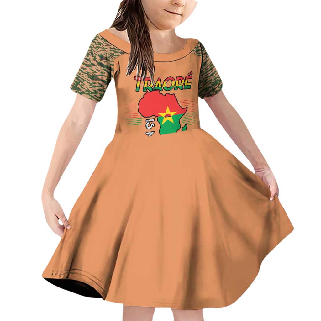 Africa in Solidarity with Traore Family Matching Off Shoulder Short Dress and Hawaiian Shirt Africa For Africans
