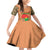 Africa in Solidarity with Traore Family Matching Off Shoulder Short Dress and Hawaiian Shirt Africa For Africans