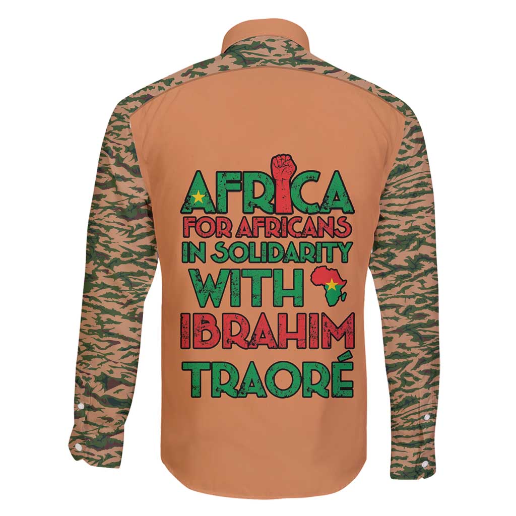 Africa in Solidarity with Traore Family Matching Puletasi and Hawaiian Shirt Africa For Africans