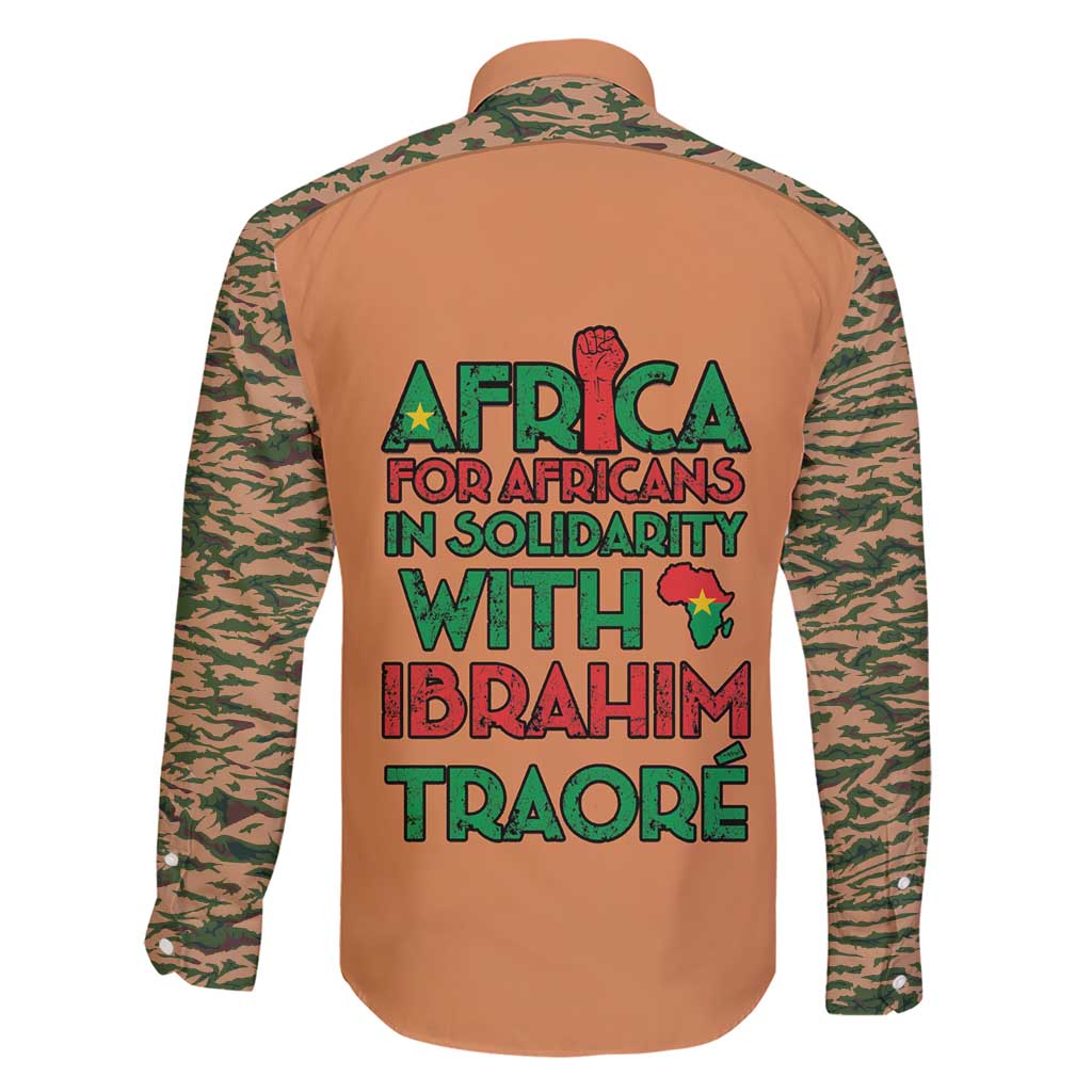 Africa in Solidarity with Traore Family Matching Short Sleeve Bodycon Dress and Hawaiian Shirt Africa For Africans