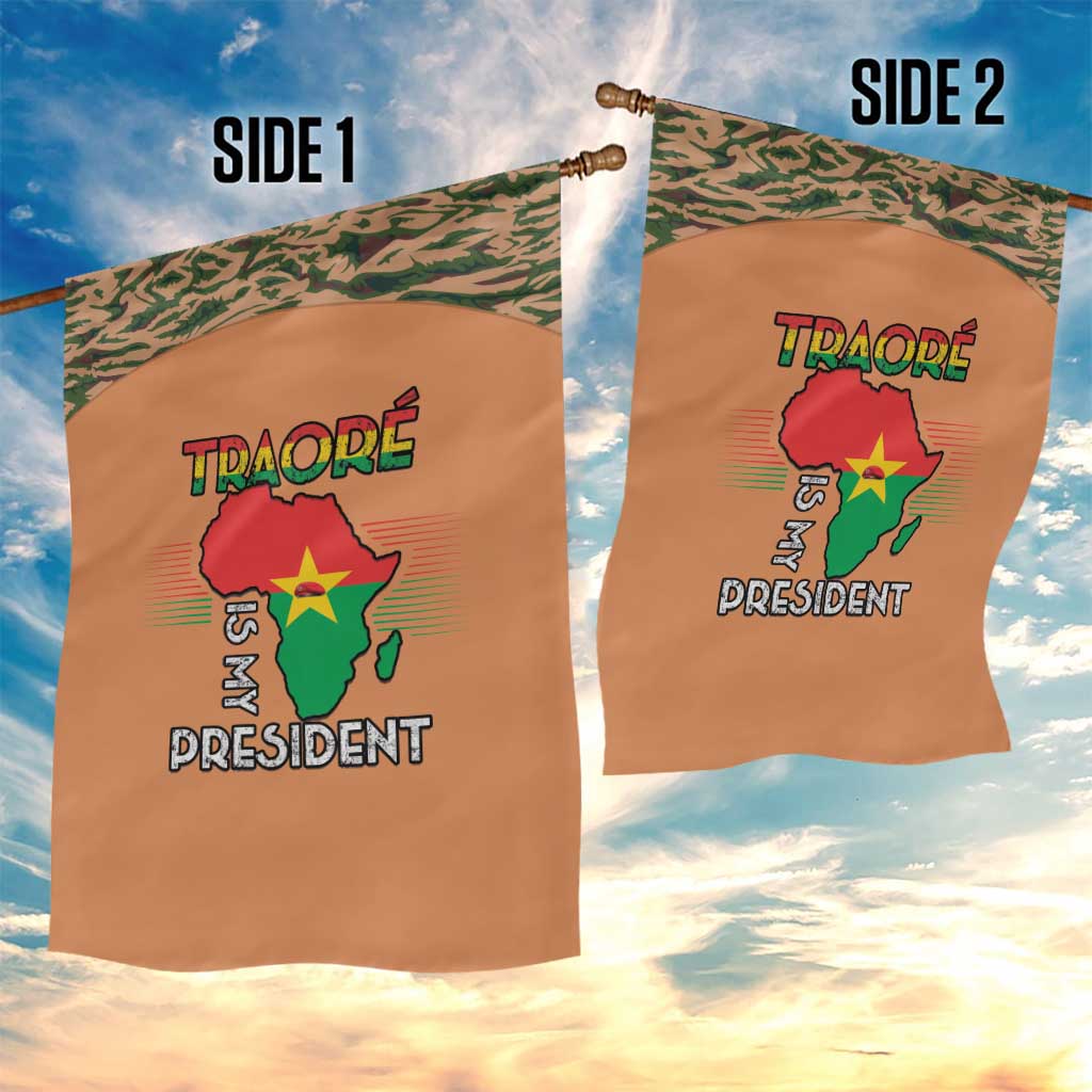 Africa in Solidarity with Traore Garden Flag Africa For Africans