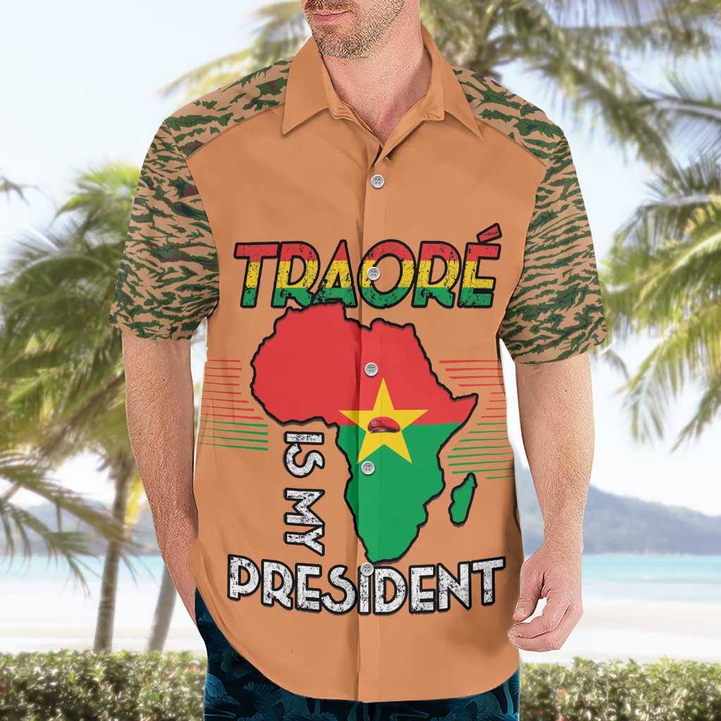 Africa in Solidarity with Traore Hawaiian Shirt Africa For Africans