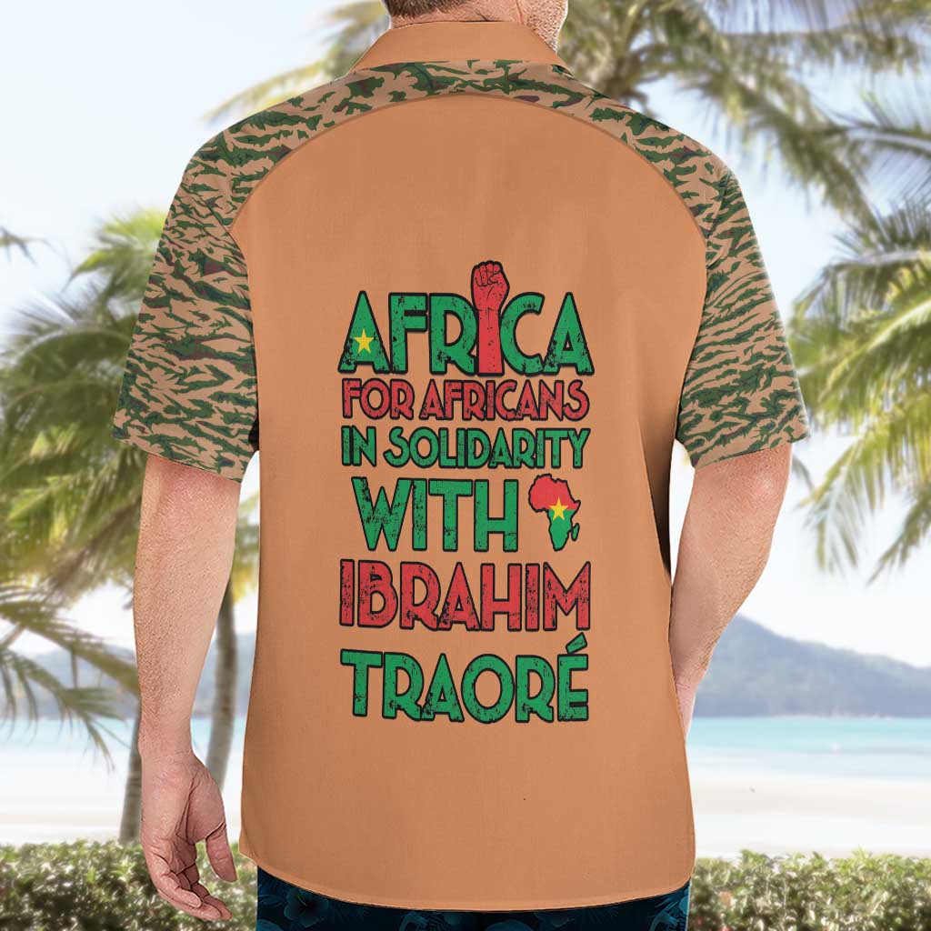 Africa in Solidarity with Traore Hawaiian Shirt Africa For Africans